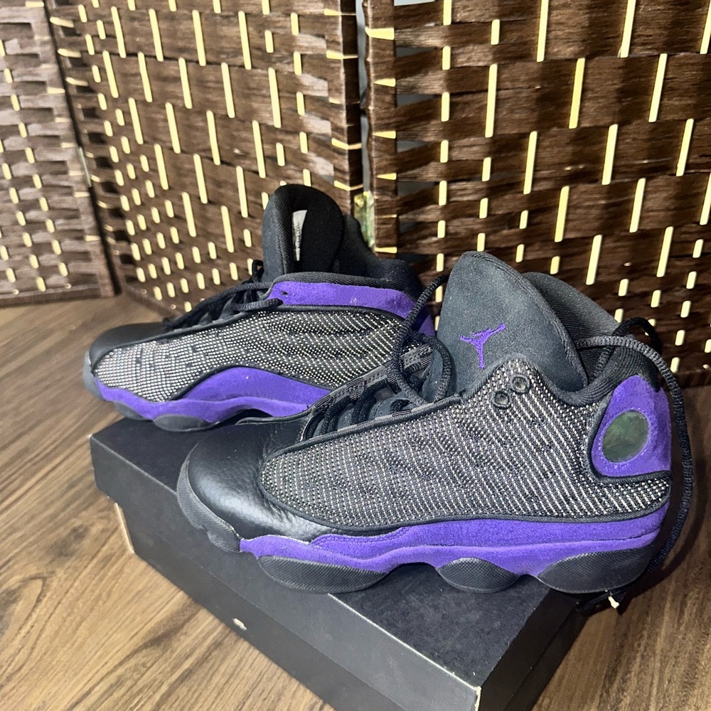 Jordan Kids Sneakers Black Purple